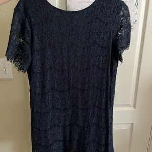 Lulus blue lace dress